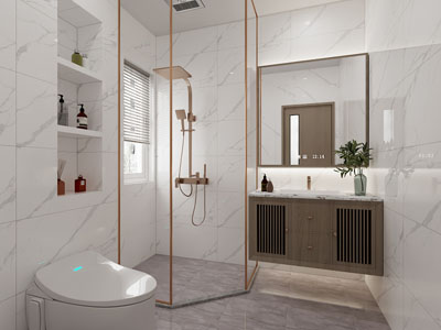 新中式卫浴间 洗手间