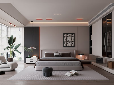 现代卧室