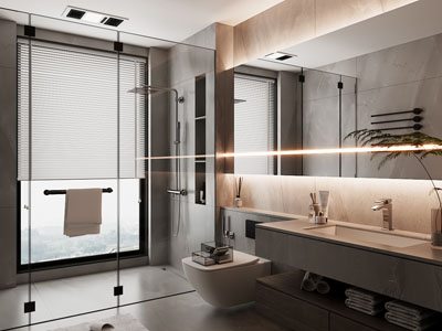 现代卫浴间 洗手间