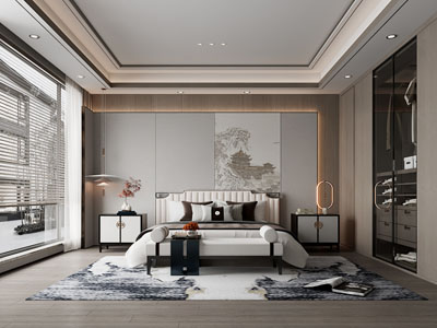 新中式卧室