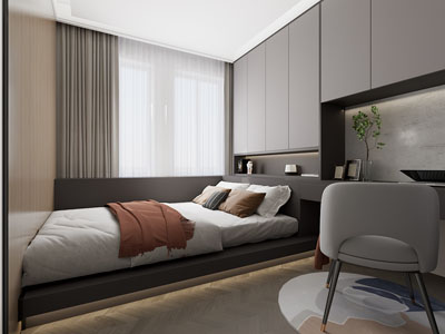 现代榻榻米卧室