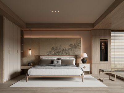 新中式中古风卧室