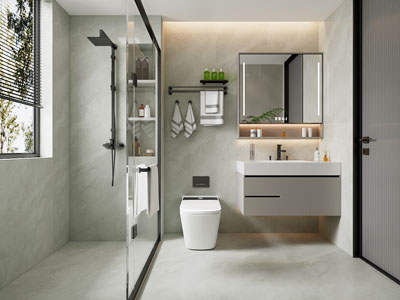 现代卫浴间 洗手间