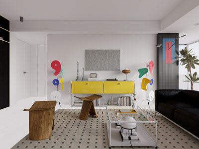 现代多巴胺客厅