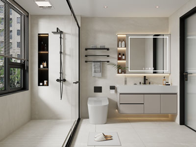 现代卫浴间 洗手间