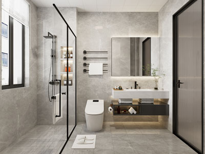 现代卫浴间 洗手间