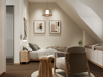 北欧阁楼卧室