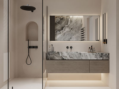 现代卫浴间 洗手间