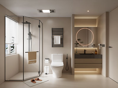 现代卫浴间 洗手间