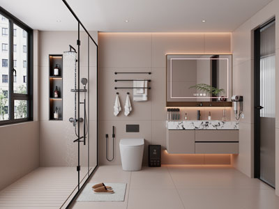 现代卫浴间 洗手间