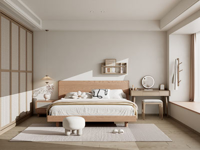 现代中古风卧室