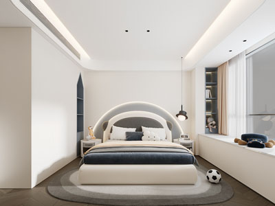 现代卧室 儿童房 男孩房