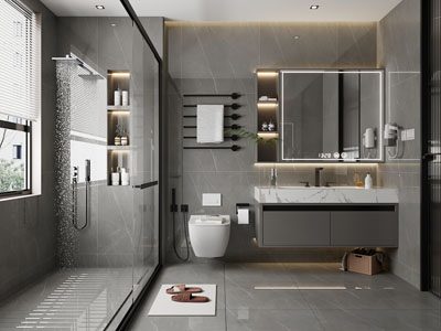 现代卫浴间 洗手间