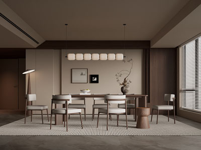 侘寂风中古风茶室