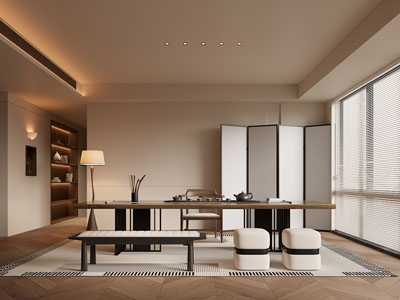 现代中古风茶室