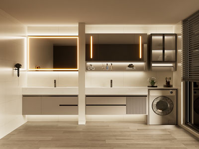 现代洗手台 镜柜 浴室柜