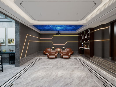 新中式影音室 视听室