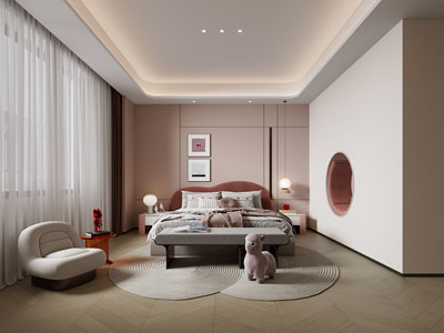 现代卧室 儿童房