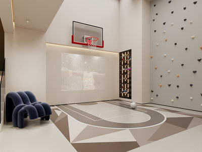 现代健身房3d模型 现代健身房