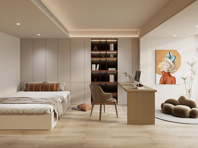 现代榻榻米卧室