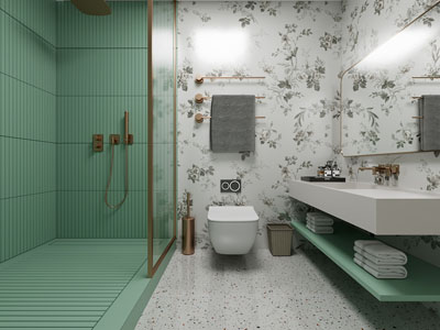 现代轻奢卫浴间 洗手间