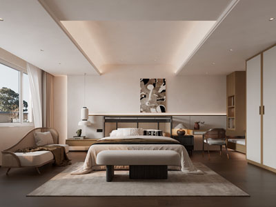 新中式中古风卧室