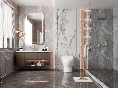 现代卫浴间 洗手间