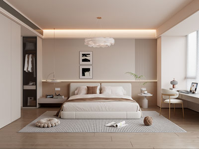 现代轻奢卧室