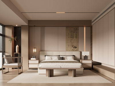 新中式中古风卧室