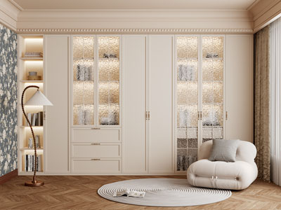 法式奶油风书房