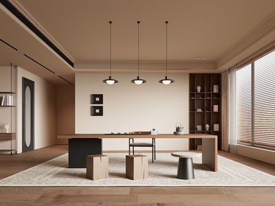 现代中古风茶室