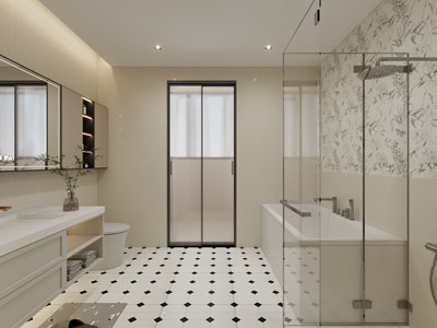 现代卫浴间 洗手间