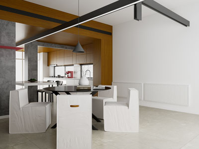 现代开放式厨房 餐厅