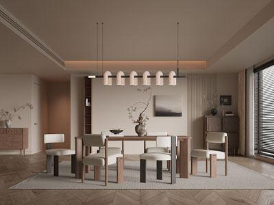 现代中古风餐厅