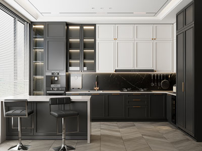 北欧开放式厨房