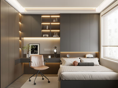 现代榻榻米卧室