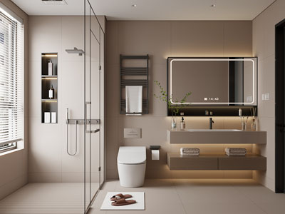 现代卫浴间 洗手间