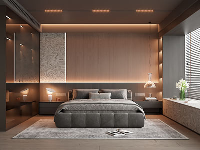 现代卧室