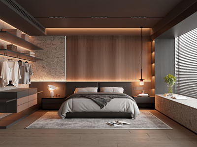 现代卧室