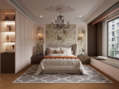 法式轻奢卧室