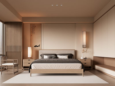 新中式中古风卧室
