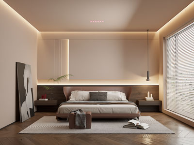 现代中古风卧室