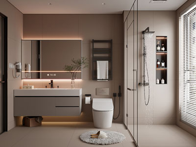 现代卫浴间 洗手间