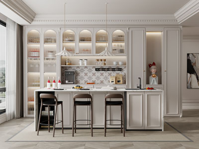 法式奶油风餐厅