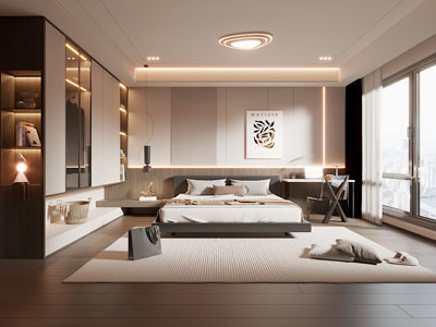 现代卧室