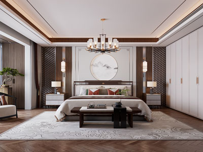 新中式卧室