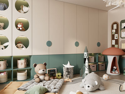 现代儿童娱乐空间 休闲室