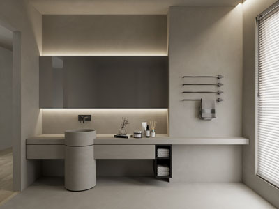 现代卫浴间 洗手间