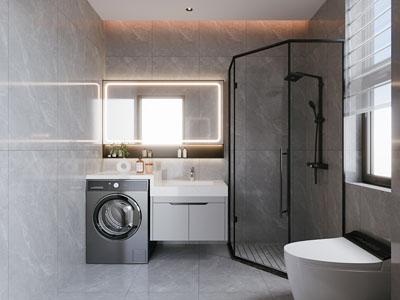 现代卫浴间 洗手间