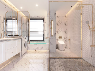 现代轻奢卫浴间 洗手间